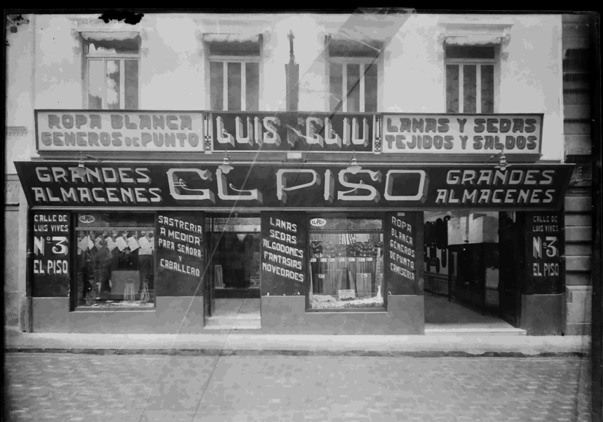 Magatzems El Pis. Enrique Desfilis. Circa 1920. Biblioteca Valenciana Nicolau Primitiu. Fons Barberà Desfilis.